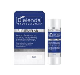 Tugevdav seerum kapillaarsele nahale C-vitamiiniga Bielenda SupremeLab S.O.S, 15ml цена и информация | Сыворотки для лица, масла | hansapost.ee