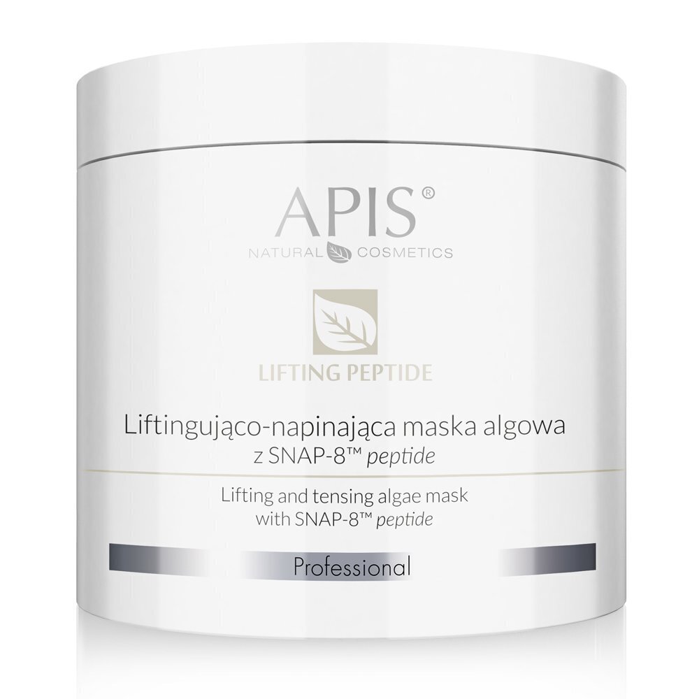 Pinguldav mask SNAP-8™ peptiidiga küpsele ja dehüdreeritud nahale Apis Lifting Peptide Algae Mask, 200g hind ja info | Näomaskid ja silmamaskid | hansapost.ee