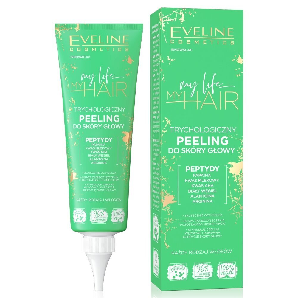 Trikoloogiline peanaha koorija Eveline My Life My Hair, 125ml hind ja info | Juuksemaskid, õlid ja seerumid | hansapost.ee