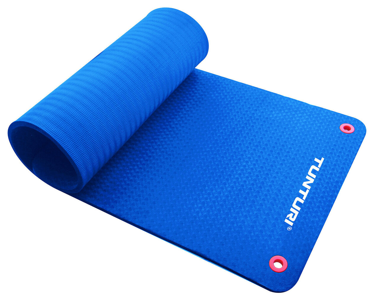 Treeningmatt Tunturi Fitnessmat Pro, 180x60x1.5 cm, sinine цена и информация | Joogamatid | hansapost.ee