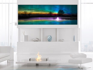 Pilt - Rainbow Aurora (1 Part) Narrow 150x50 cm hind ja info | Seinapildid | hansapost.ee