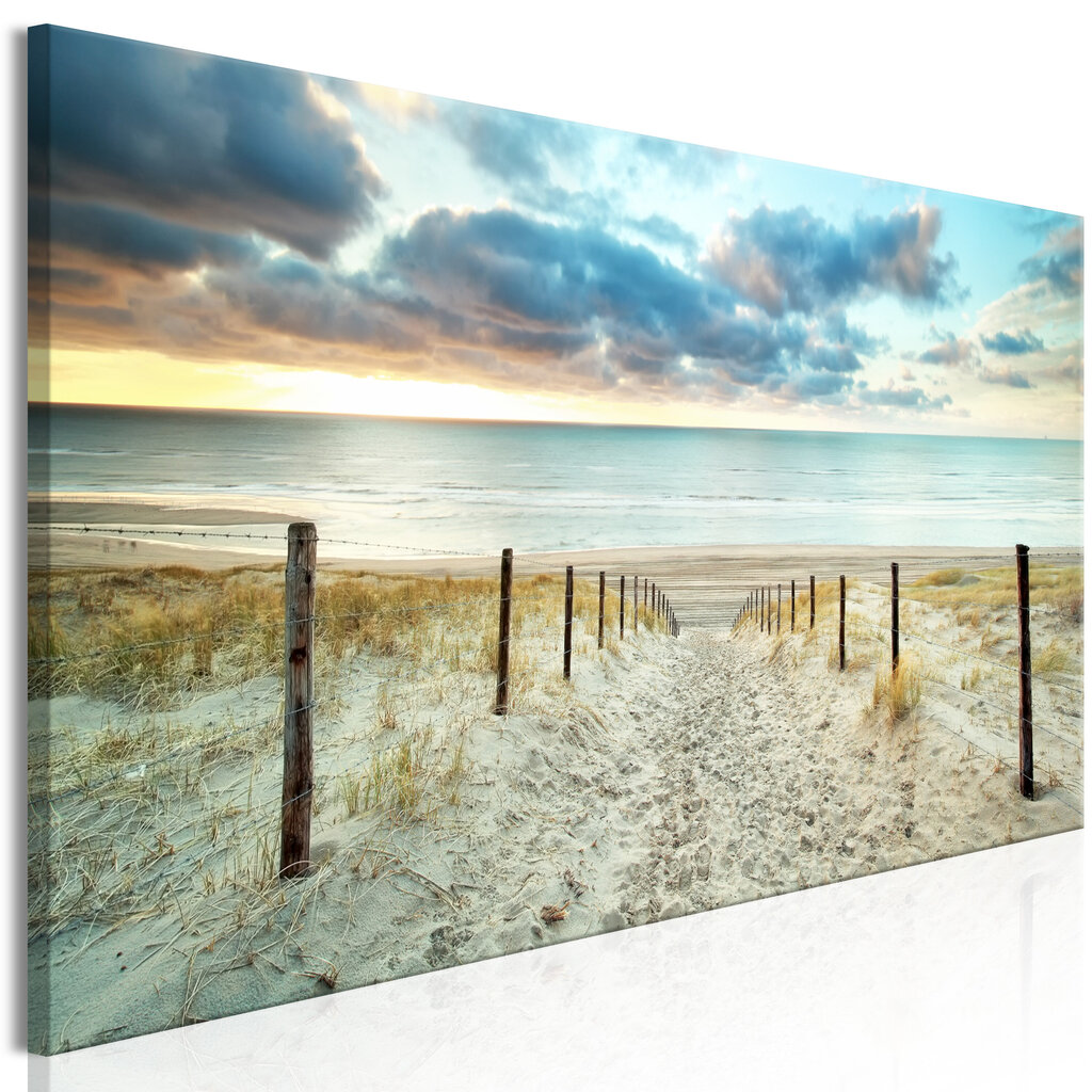 Pilt - Sand Path (1 Part) Narrow 135x45 cm цена и информация | Seinapildid | hansapost.ee