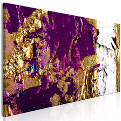 Pilt - Purple Wave (1 Part) Narrow 135x45 cm hind ja info | Seinapildid | hansapost.ee