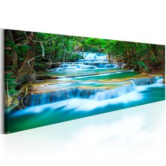 Pilt - Sapphire Waterfalls 135x45 cm hind ja info | Seinapildid | hansapost.ee