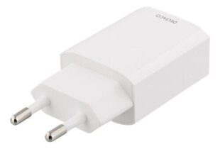 Deltaco 100-240V 2.4A, 1xUSB, USB-AC150 hind ja info | Laadijad mobiiltelefonidele | hansapost.ee