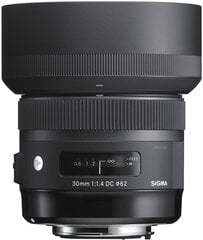 Sigma 30mm F1.4 Art DC HSM Lens for Canon цена и информация | Объективы | hansapost.ee