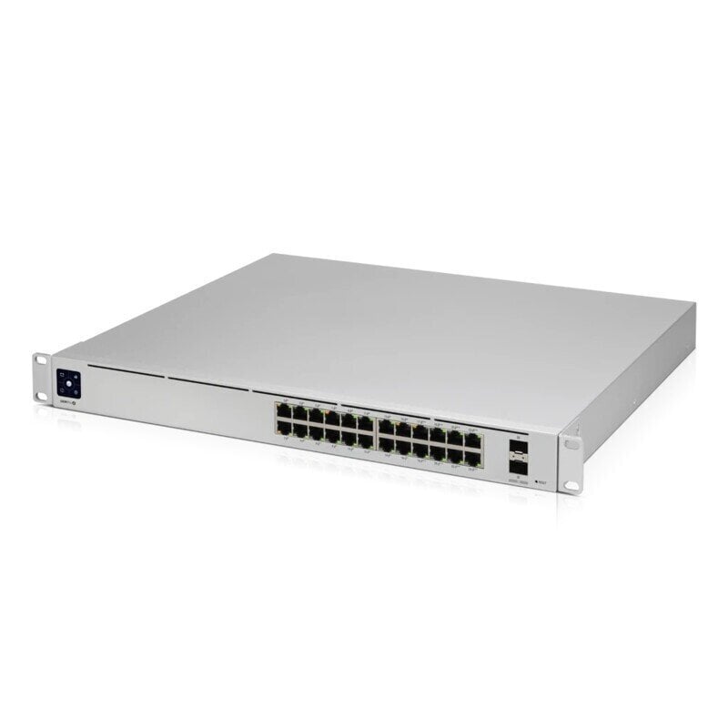 Ubiquiti USW-Pro-24-PoE|Type L3|Desktop/pedestal|Rack|24x10Base-T / 100Base-TX / 1000Base-T|2xSFP+|PoE+ ports 16|400 Watts|USW-PRO-24-POE цена и информация | Ruuterid | hansapost.ee