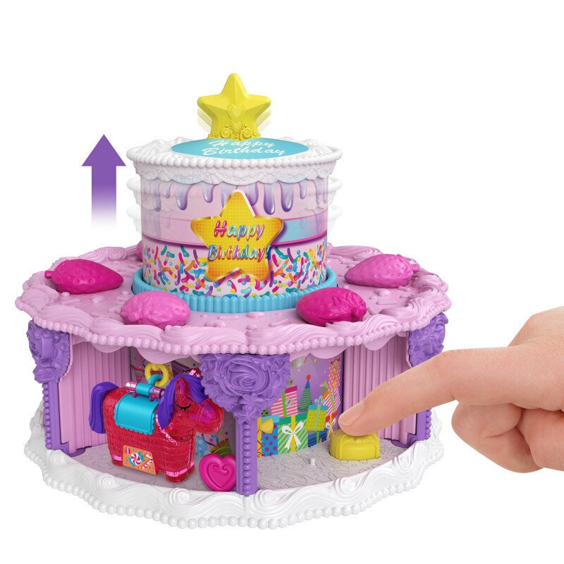 Mängusünnipäevatort koos tarvikutega Mattel Polly Pocket, GXP-783606 hind ja info | Mänguasjad tüdrukutele | hansapost.ee