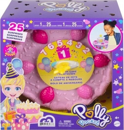 Mängusünnipäevatort koos tarvikutega Mattel Polly Pocket, GXP-783606 hind ja info | Mänguasjad tüdrukutele | hansapost.ee