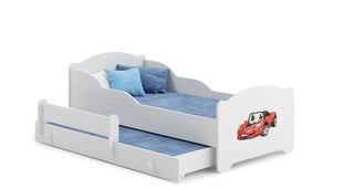 Детская кровать Amadis II Red Car 160x80+Materac цена и информация | Детские кровати | hansapost.ee