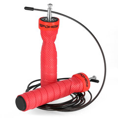 Скакалка Spokey PUMP PRO, красная цена и информация | Скакалка Tunturi Pro Adjustable Speed Rope | hansapost.ee