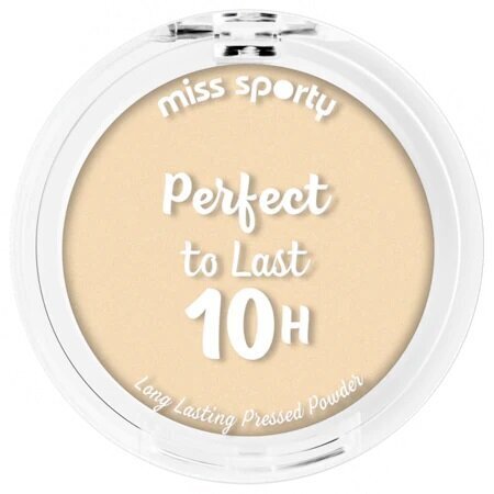 Kompaktpuuder Miss Sporty Perfect To Last 10h 010 Porcelain, 9g цена и информация | Jumestuskreemid ja puudrid | hansapost.ee