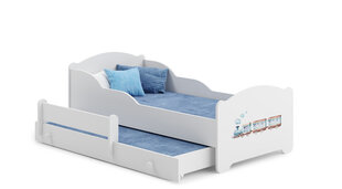 Детская кровать Amadis II Railway 160x80см с матрасом цена и информация | Детские кровати | hansapost.ee