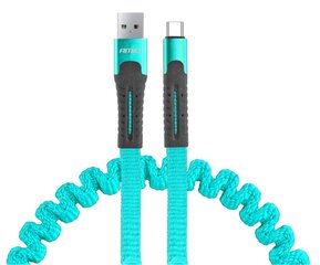 Spring Cable USB+USB-C 120 см FullLINK UC-14 цена и информация | Borofone 43757-uniw | hansapost.ee