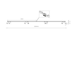 Laevalgusti Nowodvorski Mono 2x150 7754, kuldne värv/must price and information | Ceiling lamps | hansapost.ee