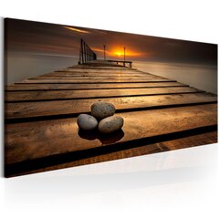 Pilt - Stones on the Pier 135x45 cm hind ja info | Seinapildid | hansapost.ee