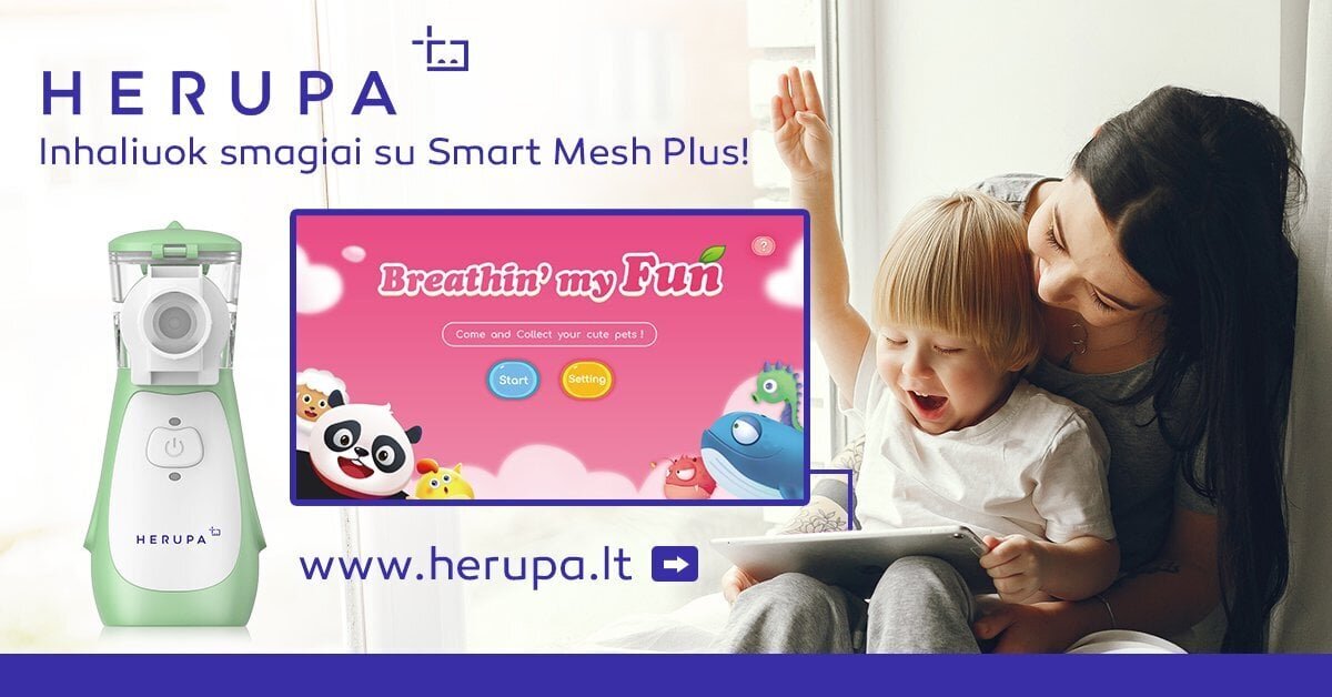 Herupa Smart Mesh Plus цена и информация |  Inhalaatorid | hansapost.ee