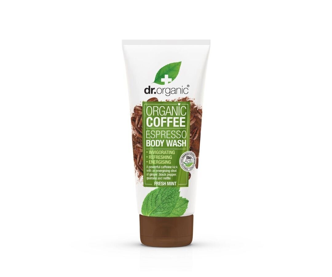 Dr. Organic Kohvi dušigeel 200 ml hind ja info | Dušigeelid, õlid | hansapost.ee