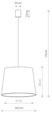 Светильник Nowodvorski Cone M 8442, белый цена и информация | Люстры | hansapost.ee