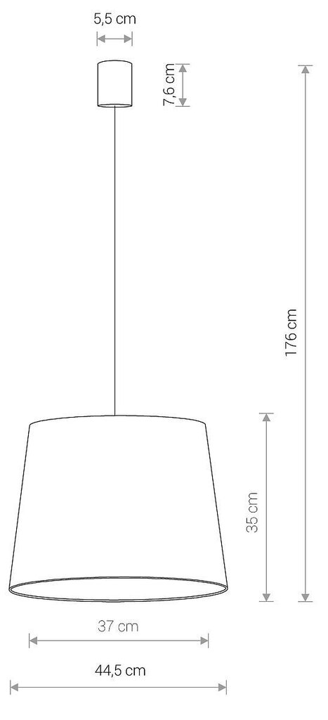 Valgusti Nowodvorski Cone M 8442, valge hind ja info | Rippvalgustid | hansapost.ee