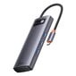 Hub 6in1 Baseus Metal Gleam Series, USB-C to 3x USB 3.0 + USB-C PD + microSD/SD цена и информация | USB adapterid ja jagajad | hansapost.ee