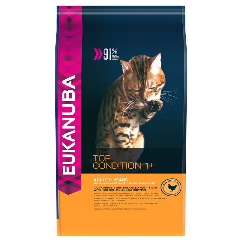 EUKANUBA Cat Adult All Breeds Top Condition täiskasvanud kassidele kanaga 10 kg цена и информация | Kassi kuivtoit ja kassikrõbinad | hansapost.ee