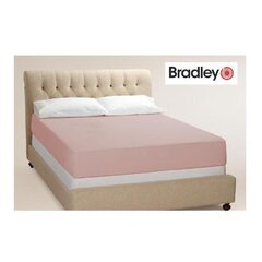 Bradley kummiga voodilina, 140 x 200 x 25 cm, vana roosa hind ja info | Voodilinad | hansapost.ee