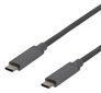 Deltaco, USB-C, 0.5 m цена и информация | Juhtmed ja kaablid | hansapost.ee