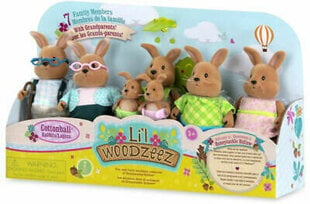 Семья кроликов с бабушкой и дедушкой L'il Woodzeez, 6492Z цена и информация | Игрушки для девочек | hansapost.ee