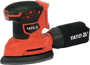 Аккумуляторная шлифовальная машина Yato (YT-82755) 84x184 мм 18 В (без аккумулятора) цена и информация | Шлифовальные машины | hansapost.ee