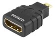 Deltaco, HDMI/micro HDMI цена и информация | USB adapterid ja jagajad | hansapost.ee