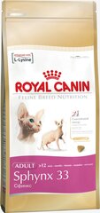 Royal Canin Sphynx 400 g hind ja info | Kassi kuivtoit ja kassikrõbinad | hansapost.ee
