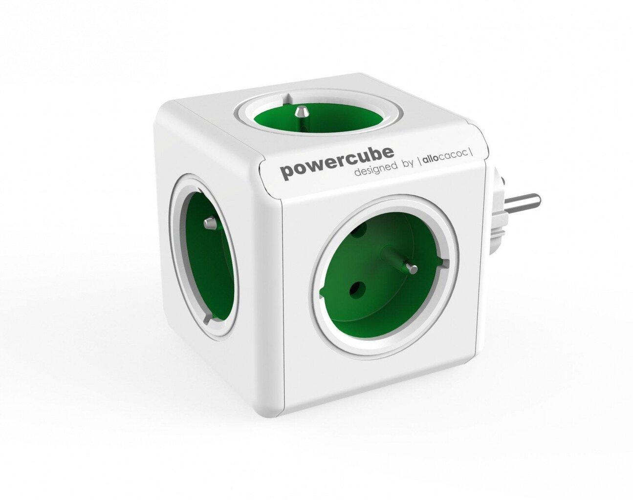 Allocacoc PowerCube Original 2100 roheline hind ja info | Pikendusjuhtmed | hansapost.ee