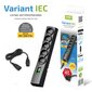 EVER EVER VARIANT IEC 1,5 m RIBA hind ja info | Pikendusjuhtmed | hansapost.ee