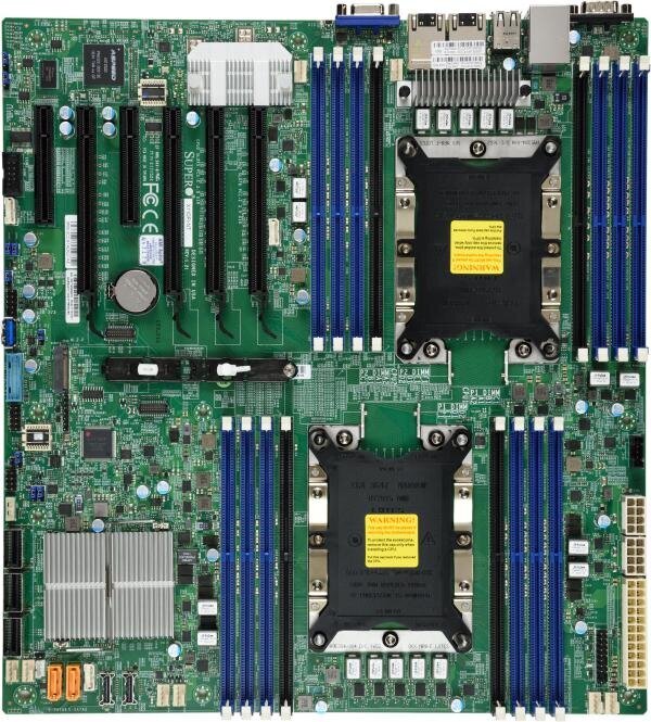 Supermicro X11DPi-NT Intel C622 LGA 3647 (Socket P) Extended ATX цена и информация | Emaplaadid | hansapost.ee