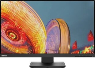 Lenovo ThinkVision E24q-20 23.8" 4 ms 300 nits HDMI, DP Raven Black hind ja info | Monitorid | hansapost.ee