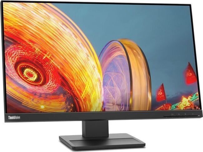 Lenovo ThinkVision E24q-20 23.8" 4 ms 300 nits HDMI, DP Raven Black цена и информация | Monitorid | hansapost.ee