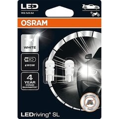 Автомобильная лампа Osram OS2825DWP-02B 0,8 W 6000K W5W цена и информация | Автомобильные лампочки | hansapost.ee