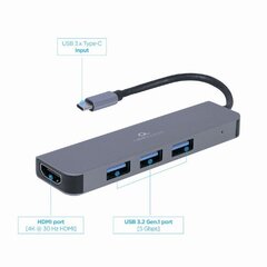 Gembird USB-C TO HDMI/USB3/2IN1 A-CM-COMBO2-01 hind ja info | USB adapterid ja jagajad | hansapost.ee