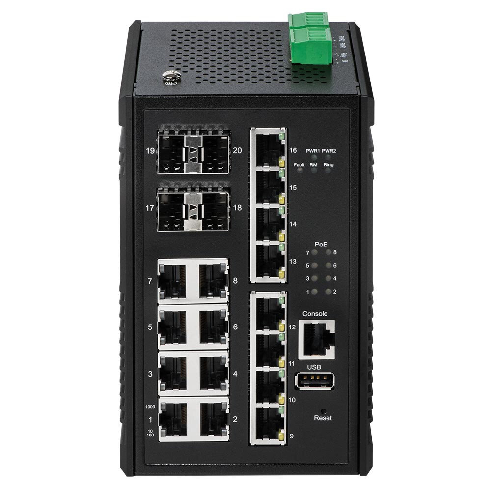 Edimax IGS-5416P network switch Managed Gigabit Ethernet (10/100/1000) Power over Ethernet (PoE) Black цена и информация | Võrgulülitid | hansapost.ee