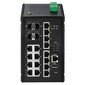 Edimax IGS-5416P network switch Managed Gigabit Ethernet (10/100/1000) Power over Ethernet (PoE) Black hind ja info | Võrgulülitid | hansapost.ee