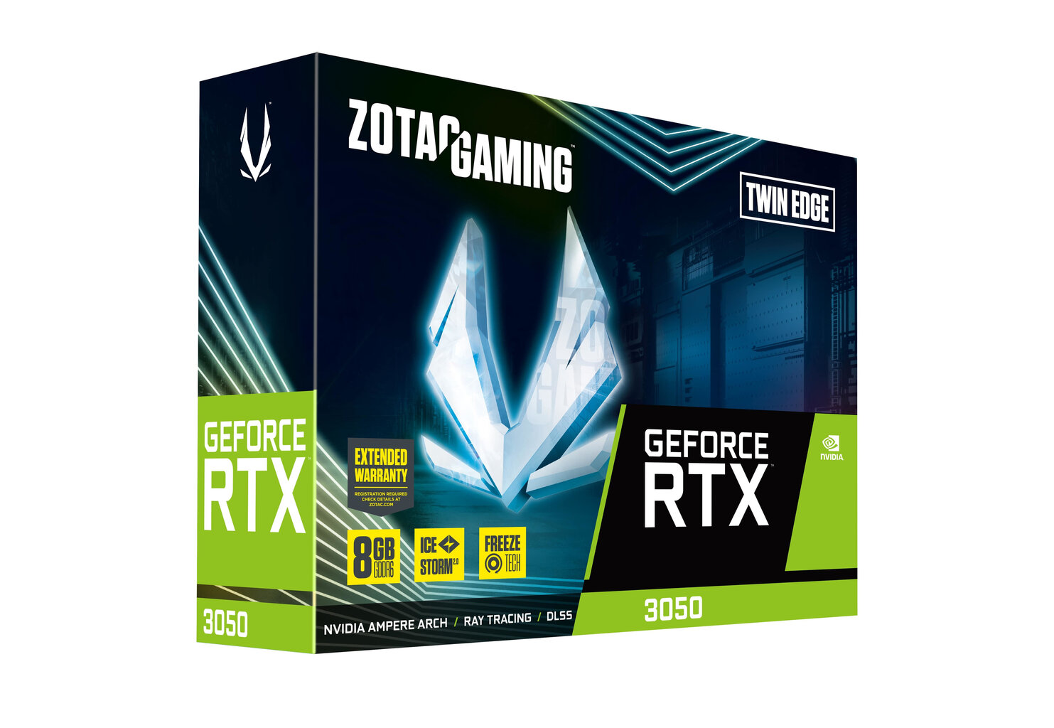 Zotac ZT-A30500E-10M graafikakaart NVIDIA GeForce RTX 3050 8 GB GDDR6 цена и информация | Videokaardid | hansapost.ee