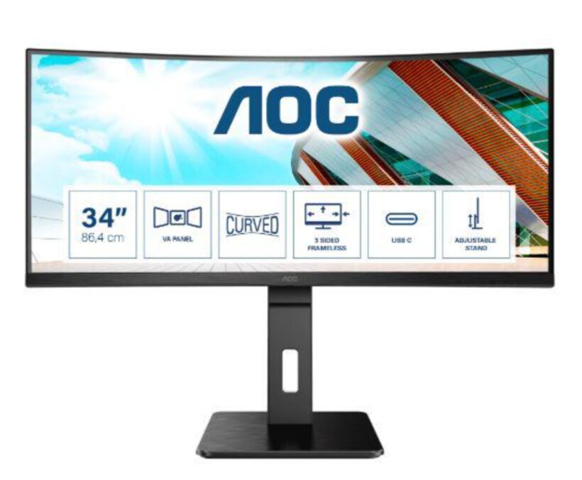 AOC Pro-line CU34P2C цена и информация | Monitorid | hansapost.ee