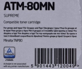 Activejet ATM-80MN toonerikassett Konica Minolta printeritele, asendus Konica Minolta TNP80M; Ülim; 9000 lehekülge; lilla hind ja info | Laserprinteri toonerid | hansapost.ee