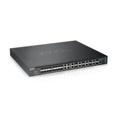 Коммутатор Zyxel XS3800-28 Managed L2+ 10G Ethernet (100/1000/10000) Black цена и информация | Коммутаторы (Switch) | hansapost.ee