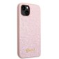 Guess PC/TPU Glitter Flakes Metal Logo Case for iPhone 14 Pink hind ja info | Telefonide kaitsekaaned ja -ümbrised | hansapost.ee