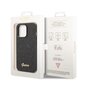Guess PC/TPU Glitter Flakes Metal Logo Case for iPhone 14 Pro Black цена и информация | Telefonide kaitsekaaned ja -ümbrised | hansapost.ee