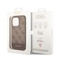 Guess 4G Stripe Case for iPhone 14 Pro Max Brown hind ja info | Telefonide kaitsekaaned ja -ümbrised | hansapost.ee