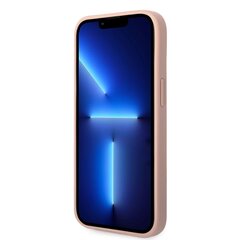 Guess PU Leather Saffiano Case for iPhone 14 Plus Pink hind ja info | Telefonide kaitsekaaned ja -ümbrised | hansapost.ee