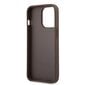 Guess PU 4G Metal Logo Case for iPhone 14 Pro Max Brown price and information | Telefonide kaitsekaaned ja -ümbrised | hansapost.ee